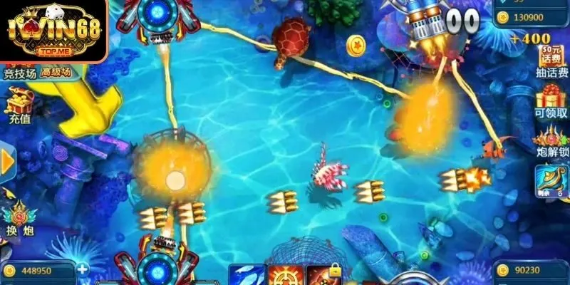 Game bắn cá iwin68 có nhiều chế độ chơi